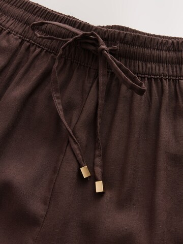 Next Wide leg Trousers in Brown