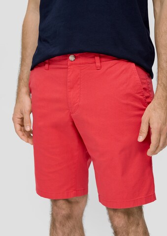 s.Oliver Regular Chino in Rood