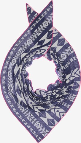 Zwillingsherz Scarf & Wrap in One size in Blue: front