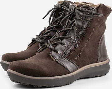 Arcopedico Lace-Up Ankle Boots in Brown