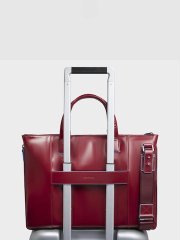 Sac d’ordinateur portable Piquadro en rouge