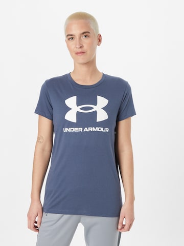 UNDER ARMOUR Functioneel shirt in Grijs: voorkant