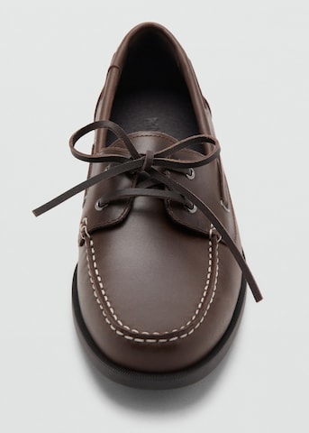 MANGO MAN Moccasins 'Nautic' in Brown