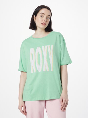 T-shirt 'SAND UNDER THE SKY' ROXY en vert : devant