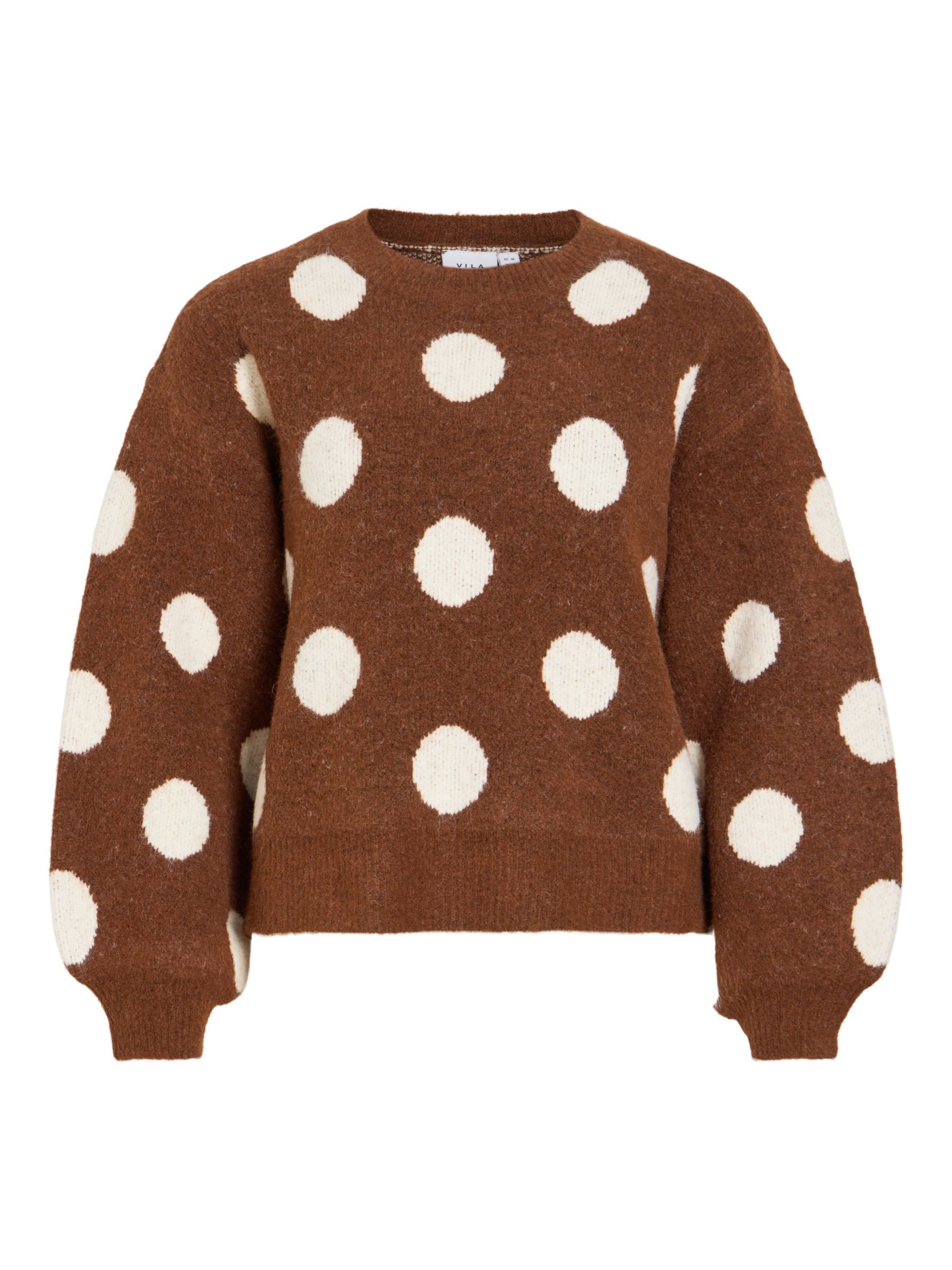 Pullover 'VILUNA' di VILA in marrone: frontale