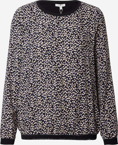 TOM TAILOR T-shirt en beige / bleu / noir, Vue avec produit