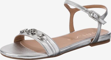 UNISA Strap Sandals in Silver: front