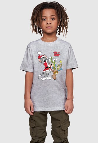 T-Shirt 'Tom And Jerry - Reindeer' ABSOLUTE CULT en gris : devant