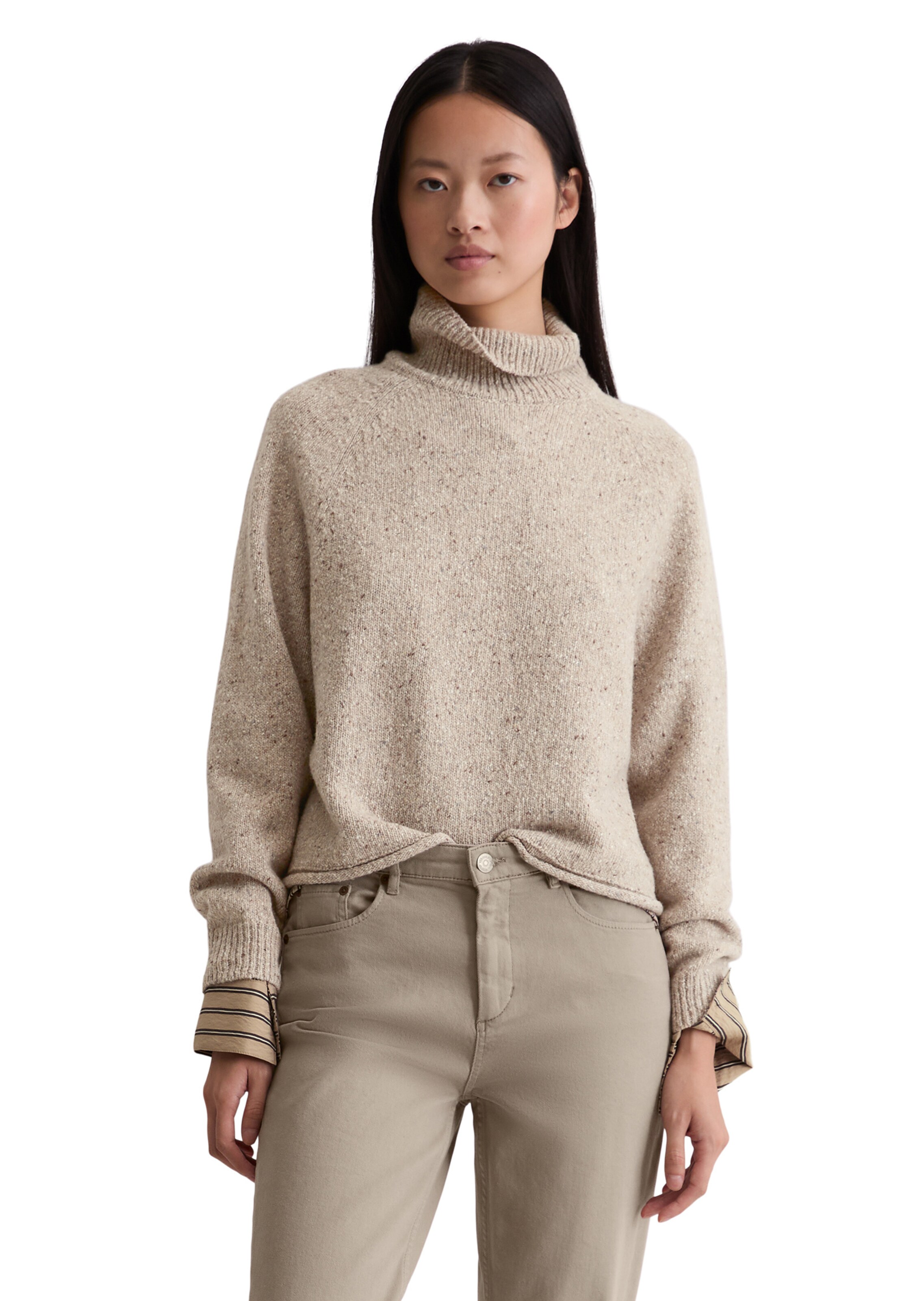 Marc O'Polo Sweater in Grey: front