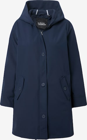 Ulla Popken Tussenmantel in Blauw: voorkant