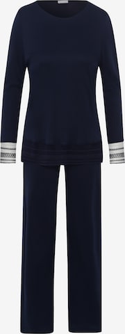 Hanro Pyjama 'Sina' in Blau: predná strana