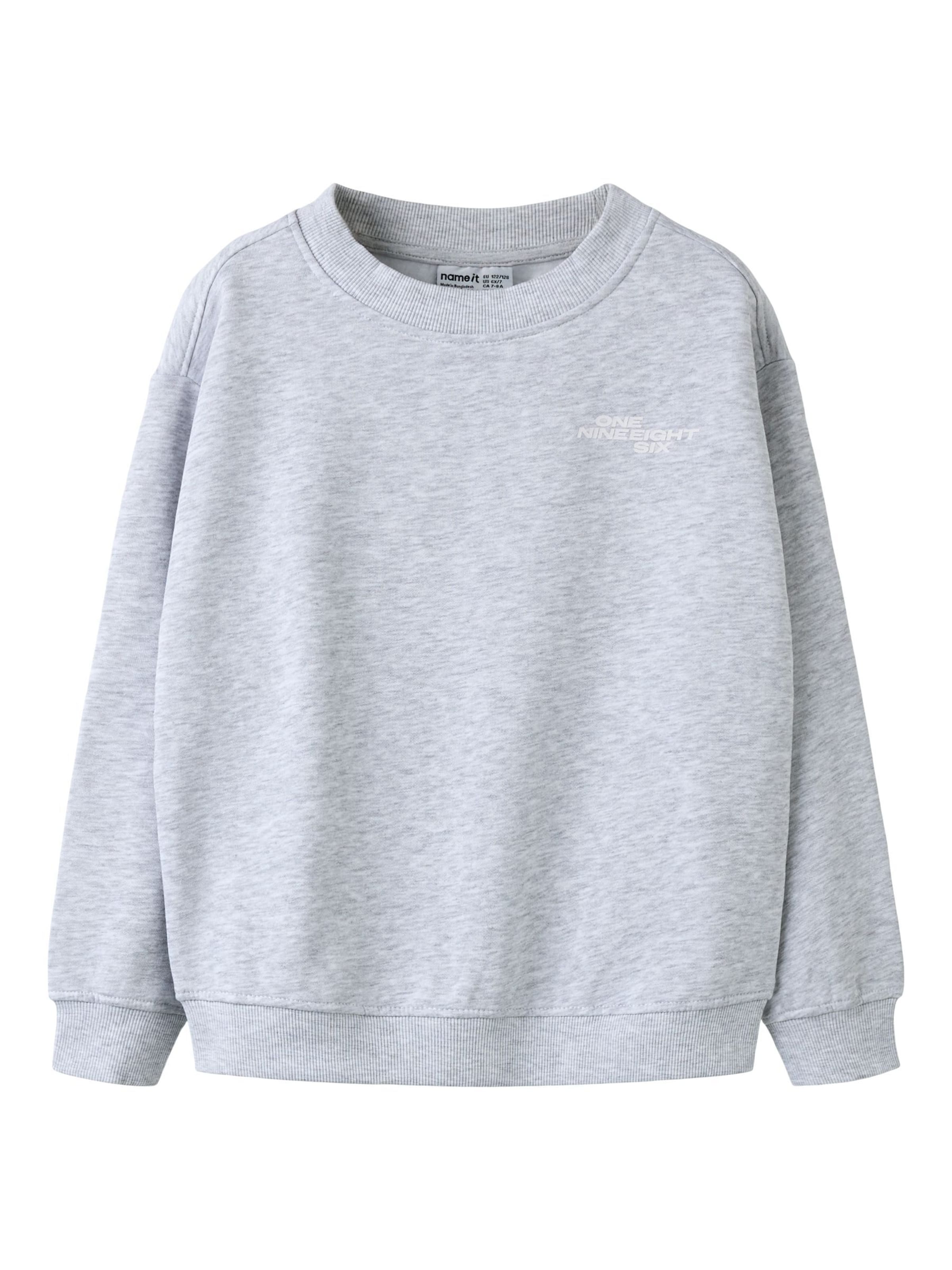 NAME IT Sweat-shirt en gris, Vue avec produit