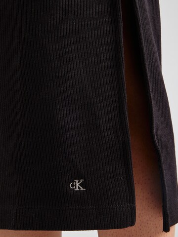 Calvin Klein Jeans - Vestido de punto en negro