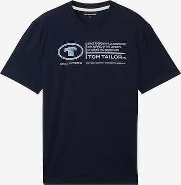 TOM TAILOR Shirt in Blauw: voorkant