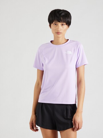 THE NORTH FACE Sportshirt in Lila: Vorderseite