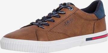 s.Oliver Sneakers laag in Bruin: voorkant