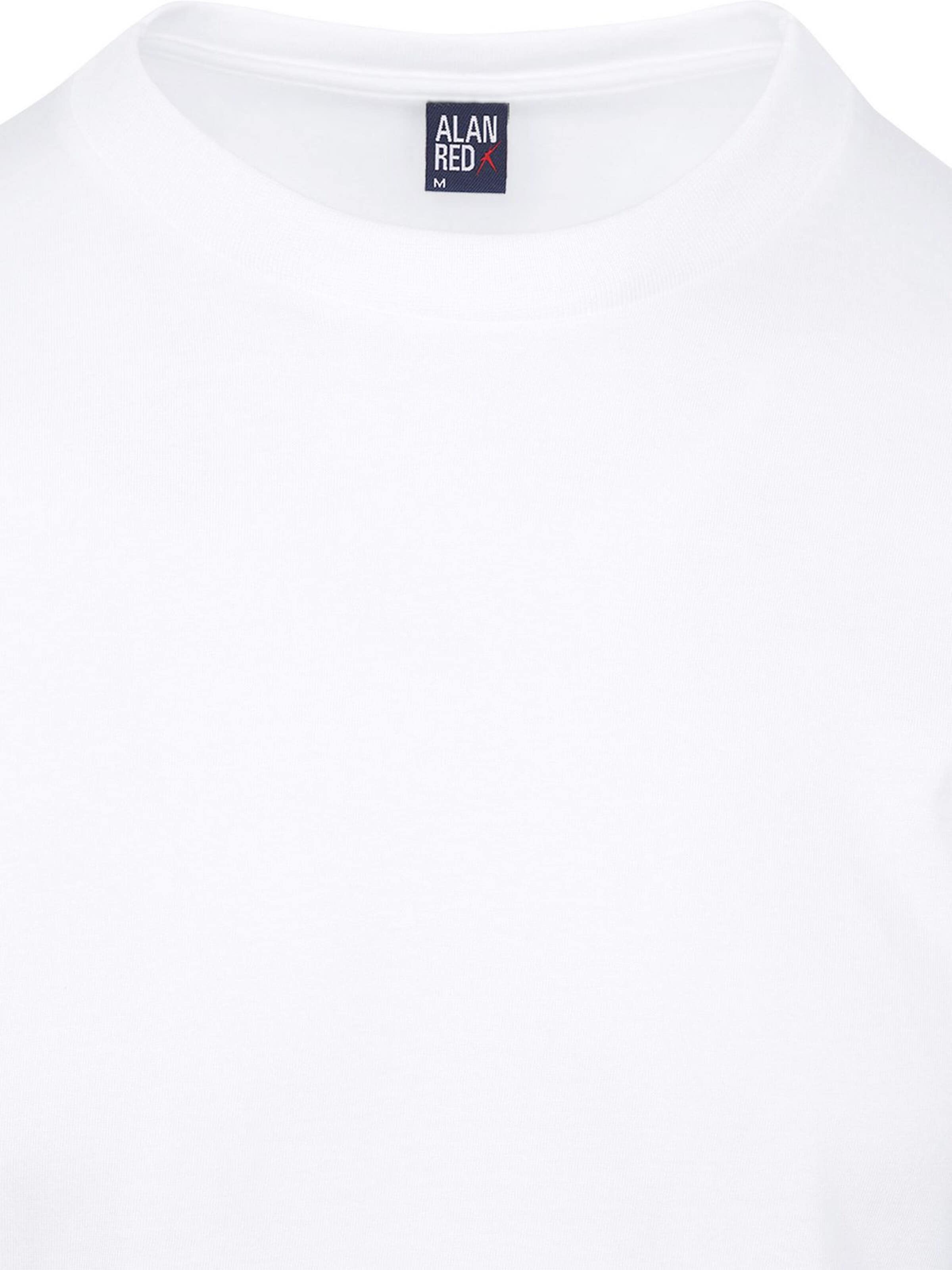 alan red Shirt 'Virginia' in White