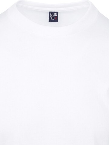 T-Shirt 'Virginia' alan red en blanc