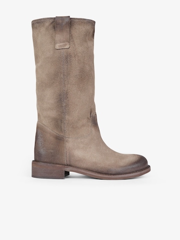 Boots di GISEL MOIRE in beige: frontale