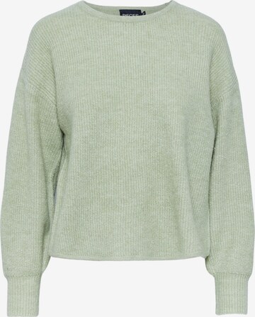 PIECES Sweater 'CELIC' in Green: front