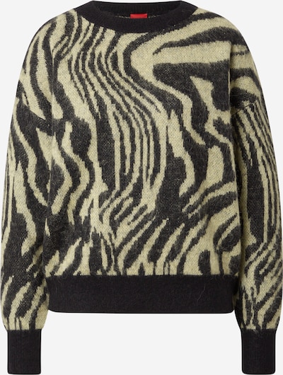 HUGO Sweater in Olive / Black, Item view
