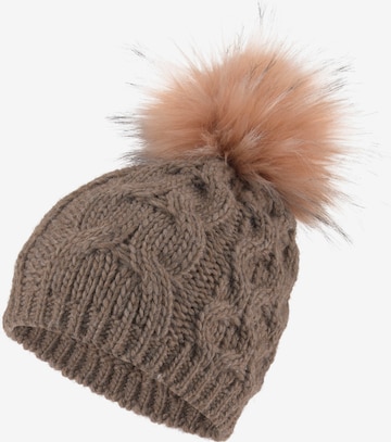 J. Jayz Beanie in Brown: front