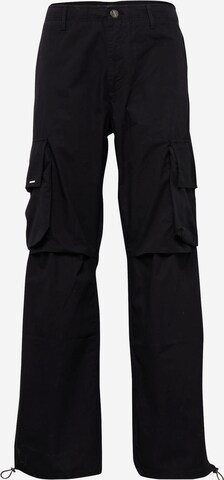 Loosefit Pantaloni cu buzunare de la EIGHTYFIVE pe negru: față