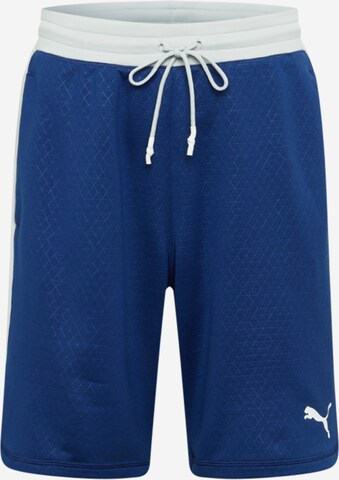 PUMA Regular Sportshorts in Blau: predná strana