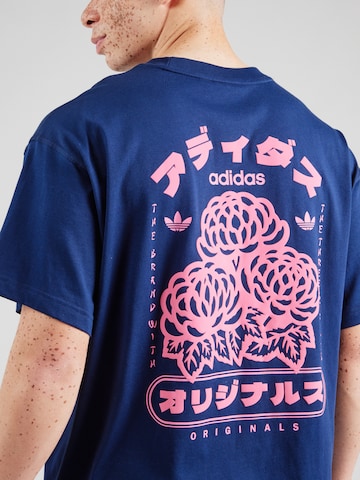 ADIDAS ORIGINALS Shirt 'JAPAN FLORALS' in Blue