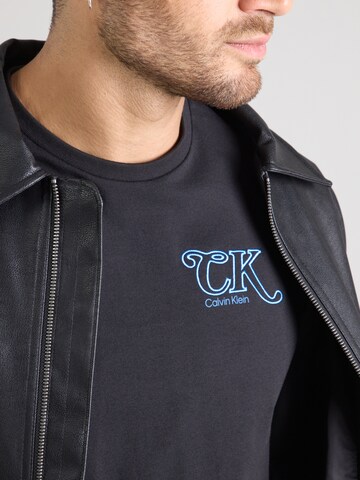 melns Calvin Klein Jeans T-Krekls