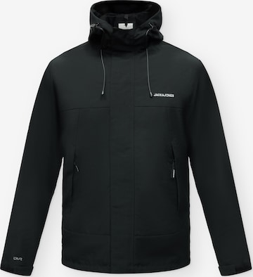 juoda JACK & JONES Demisezoninė striukė 'JCOCLUB': priekis