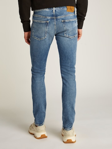 Calvin Klein JeansSlimfit Traperice - plava boja