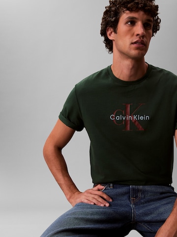 Calvin Klein Jeans T-Shirt in Grün