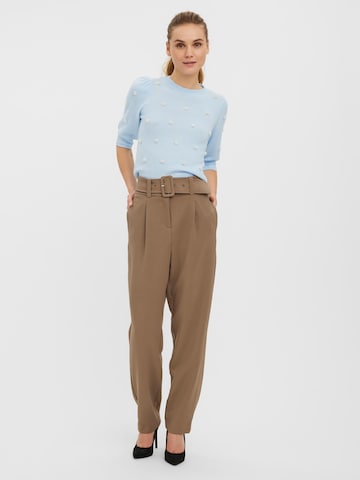 VERO MODA Loosefit Hose 'Ulia' in Braun