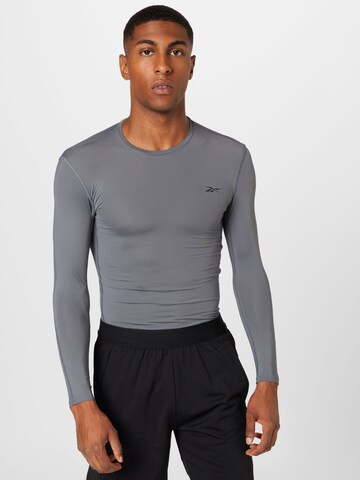 Reebok Functioneel shirt in Grijs: voorkant