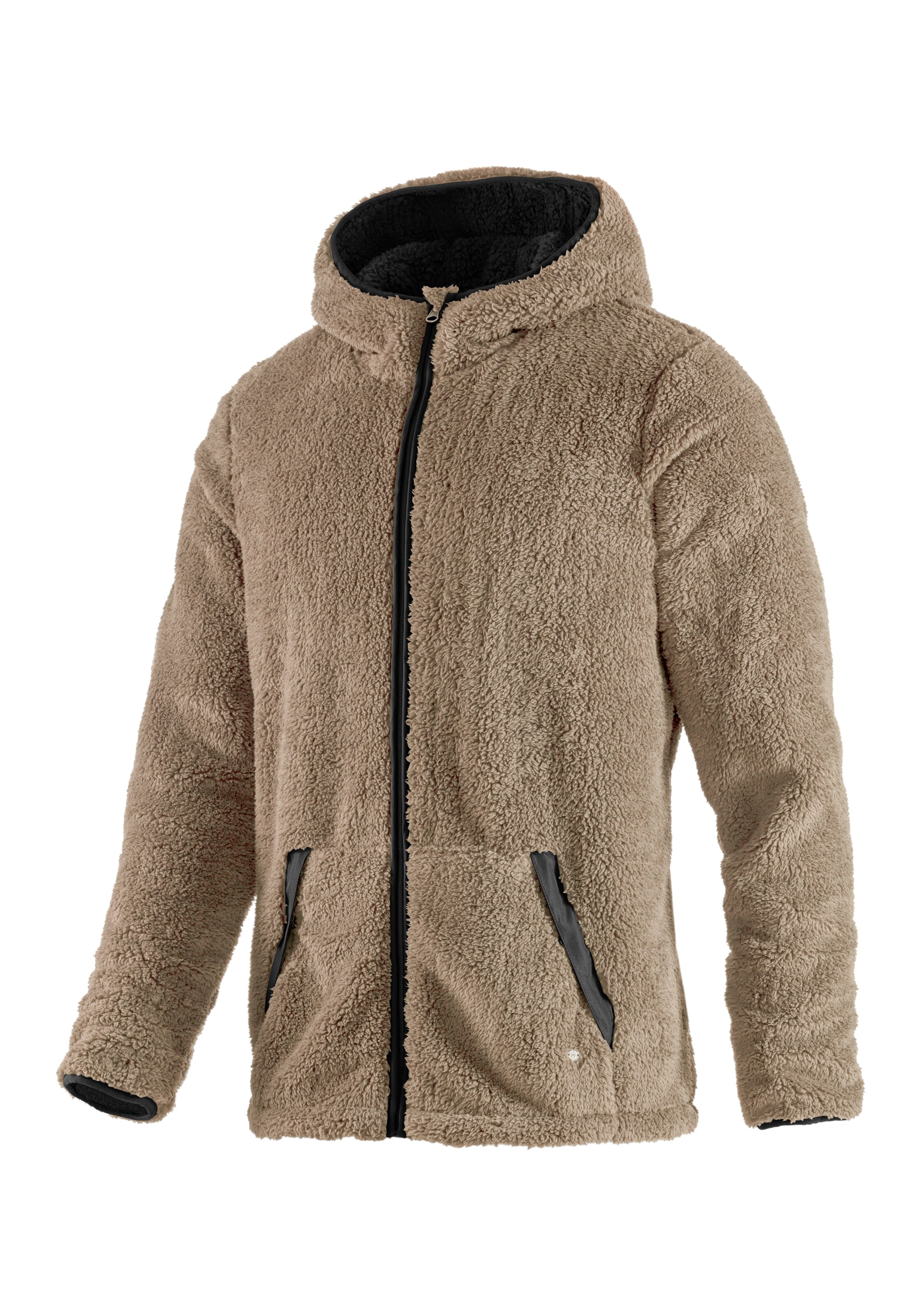 JOHN DEVIN Sweatjacke in Beige