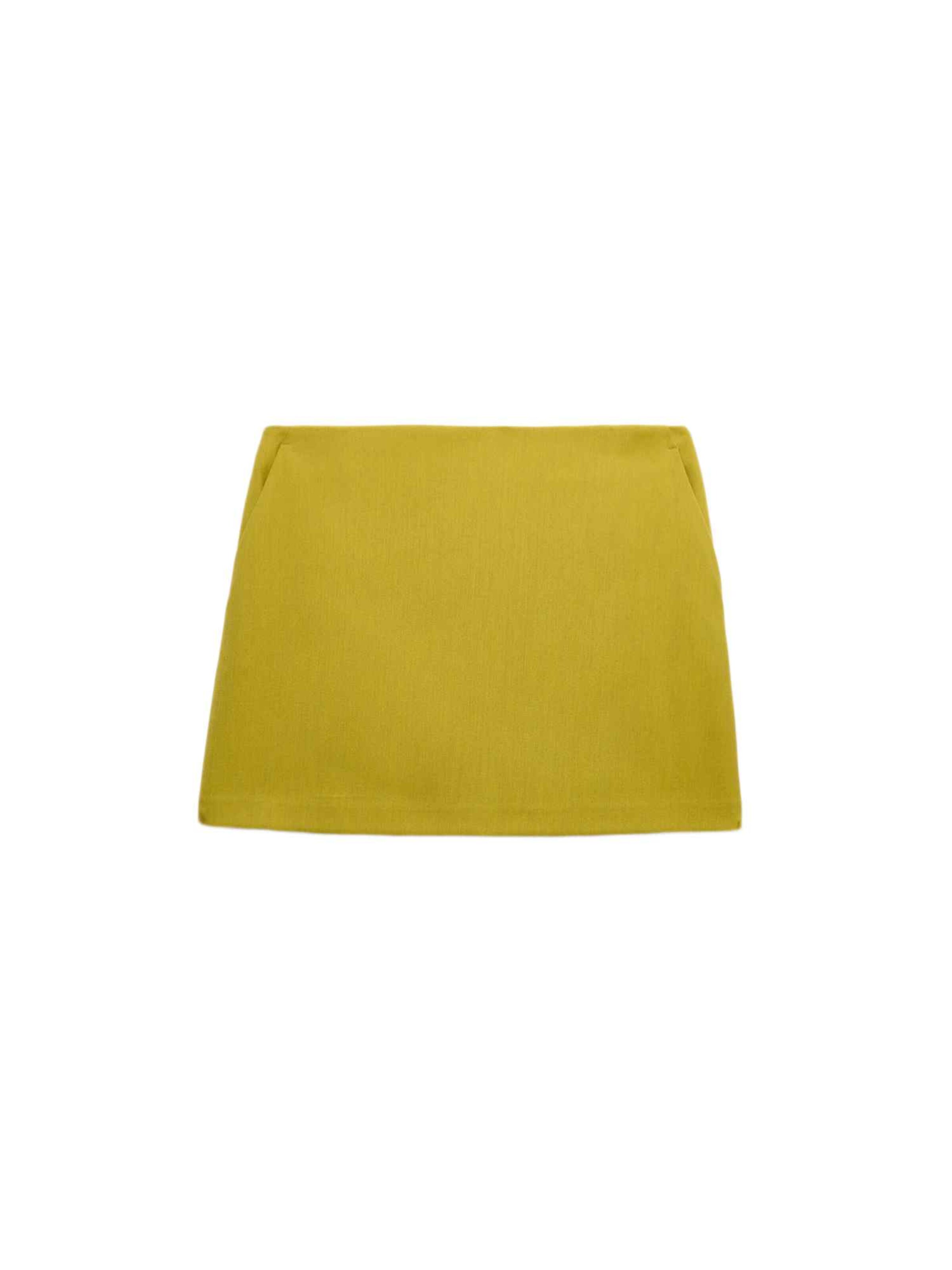 Gonna di Marks & Spencer in giallo: frontale