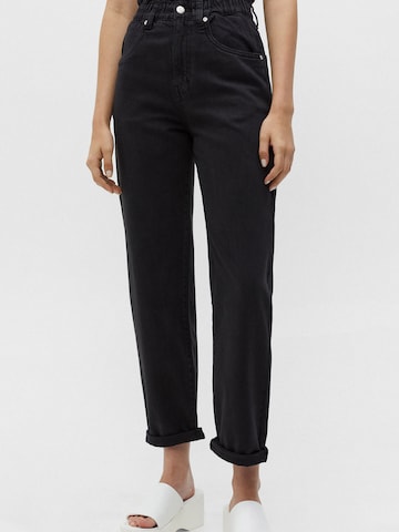 Pull&Bear Regular Pants in Black