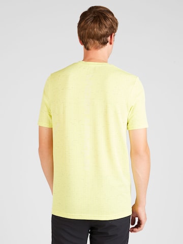 T-Shirt fonctionnel 'Grid' UNDER ARMOUR en jaune