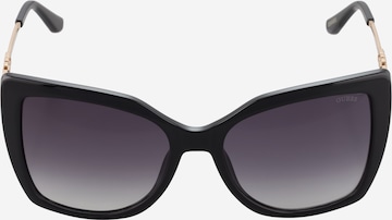 Lunettes de soleil GUESS en noir : devant