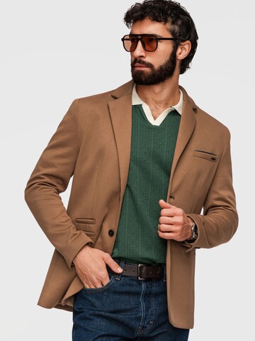 Ombre Business-colbert in Bruin