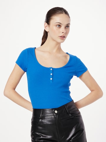 GUESS - Camisa 'KARLEE' em azul: frente