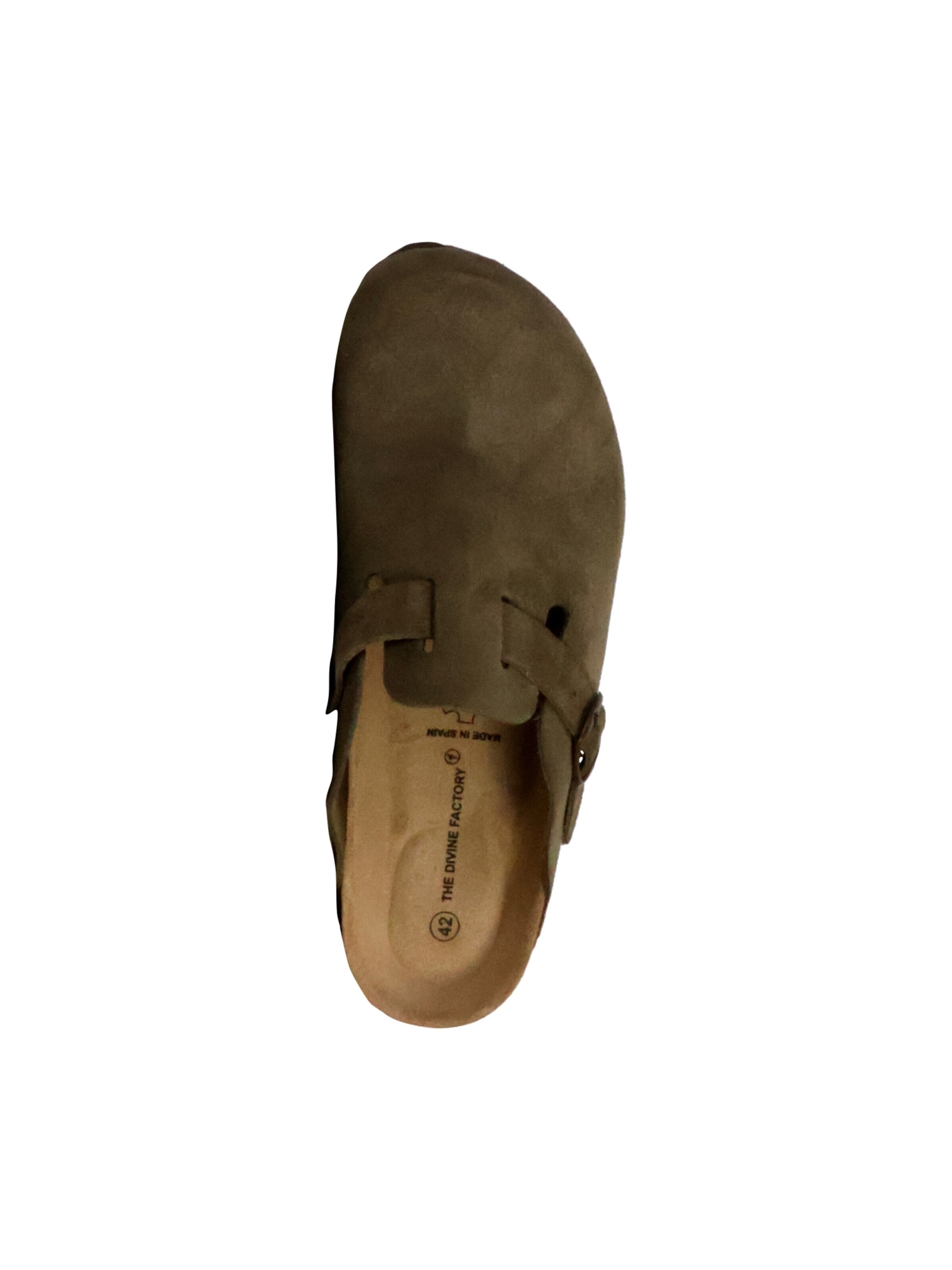 The Divine Factory Mule 'Joasis-Lederpantoletten' in Green