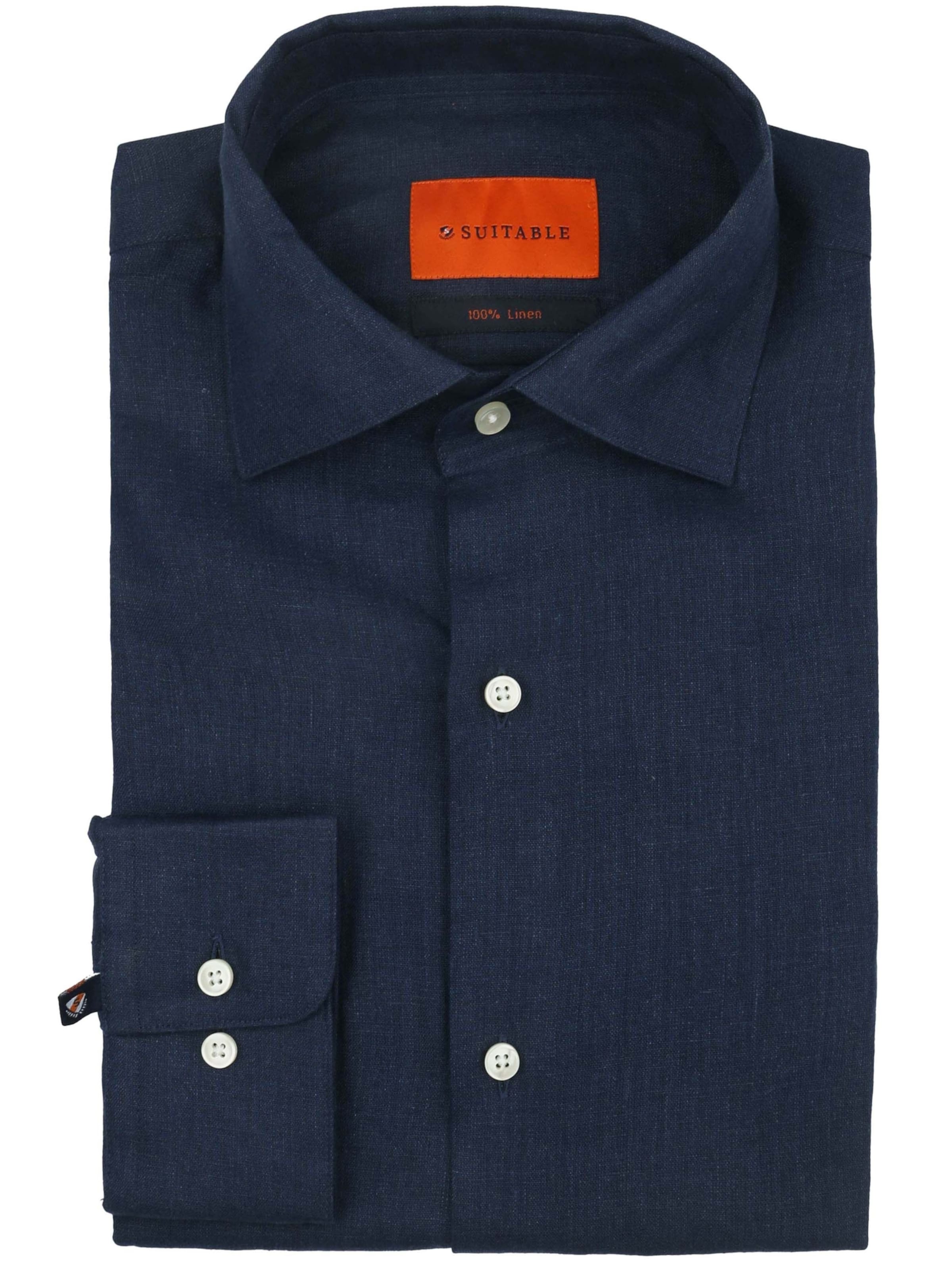 Suitable Comfort Fit Hemd‌‌‌‌‌ in Blau
