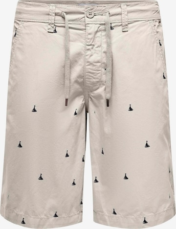 Only & Sons Shorts 'LOC' in Grau: Vorderseite