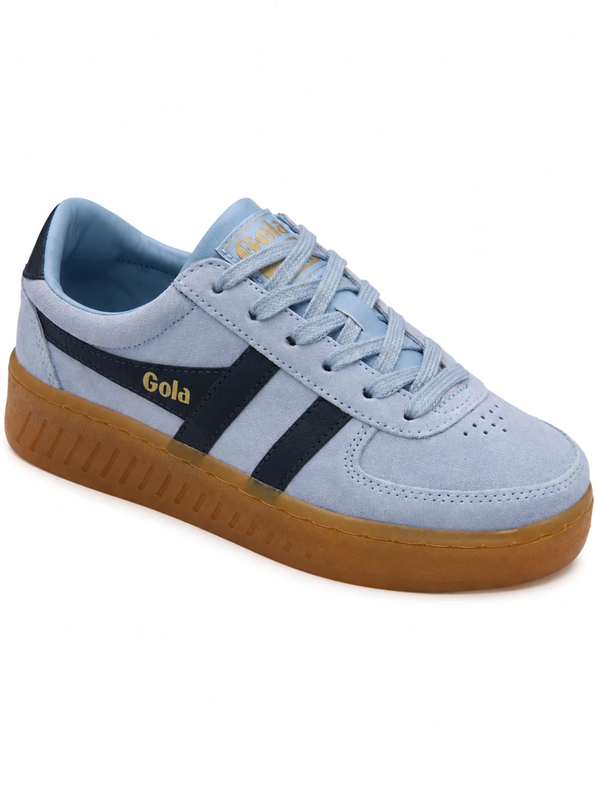 Gola Sneakers 'GOLA Grandslam Suede – Retro Leder Sneaker mit Plateau-Sohle' in Blue: front