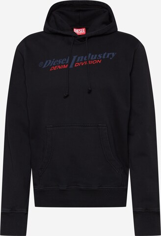 Sweat-shirt DIESEL en noir : devant