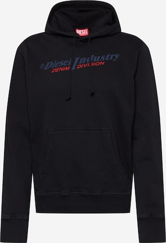 DIESEL Sweatshirt in Schwarz: predná strana