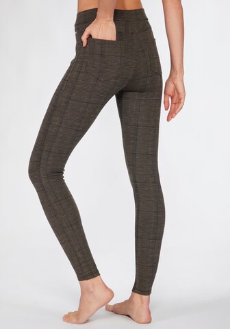 LASCANA Skinny Leggings in Brown