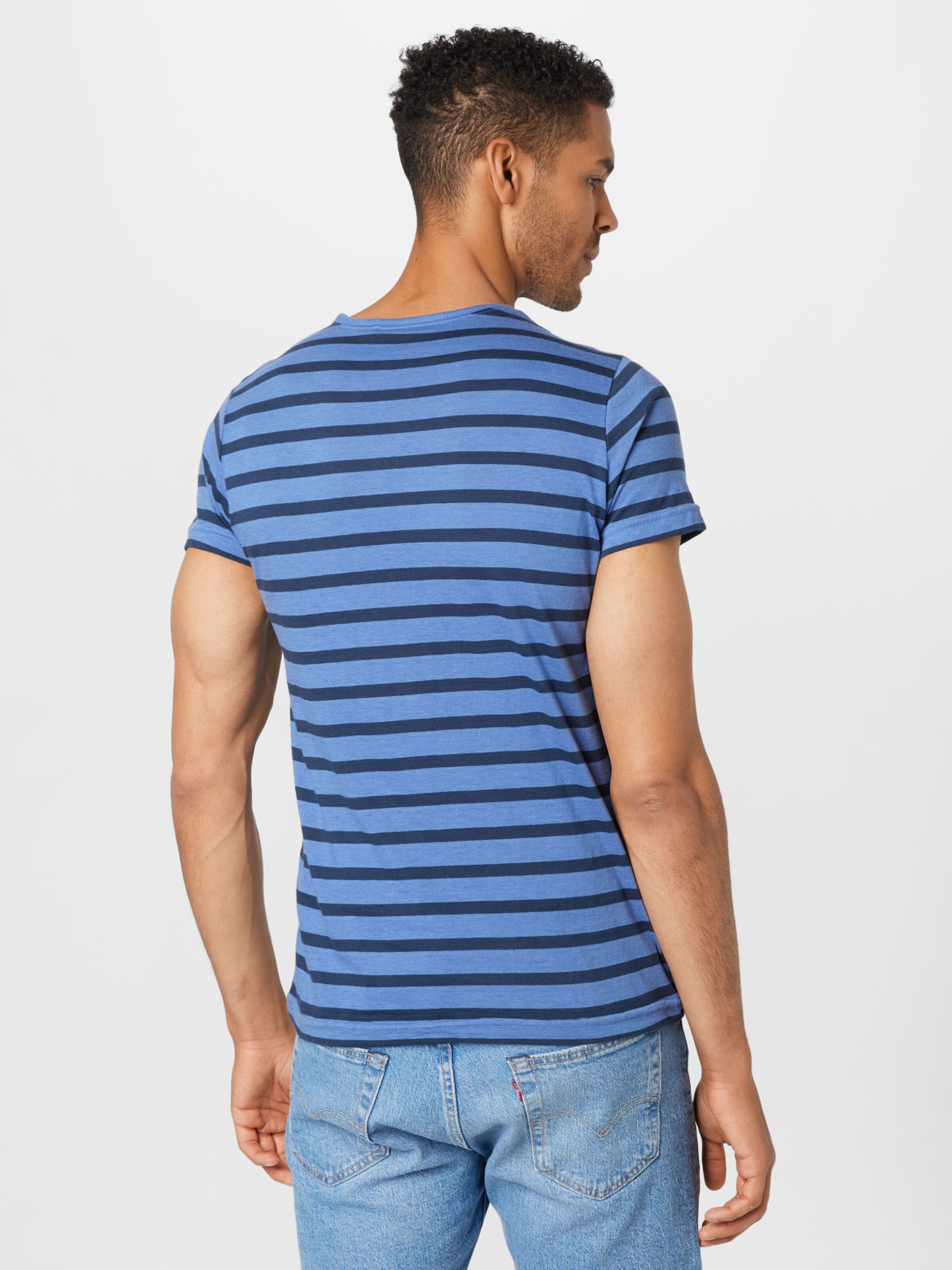Männer Shirts BLEND T-Shirt in Blau, Nachtblau - RB29885 Männer Shirts BLEND T-Shirt in Blau, Nachtblau - RB29885